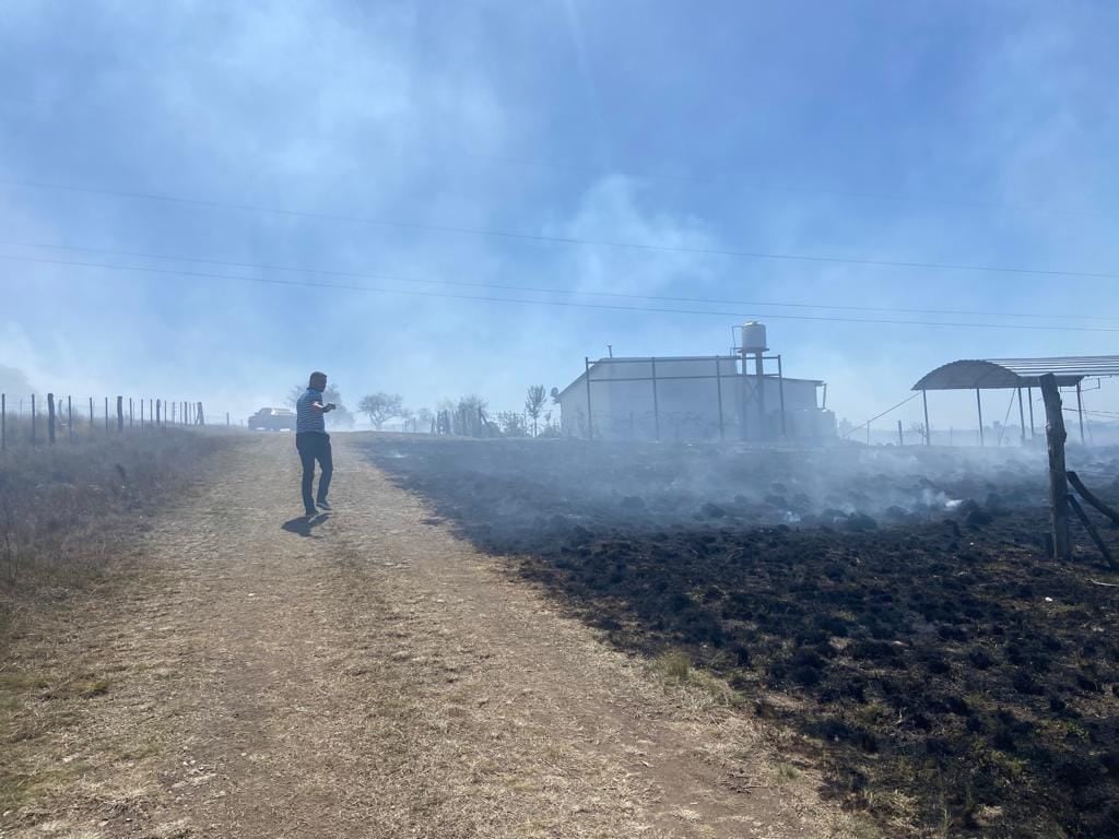 Un nuevo foco se desató en La Serranita.