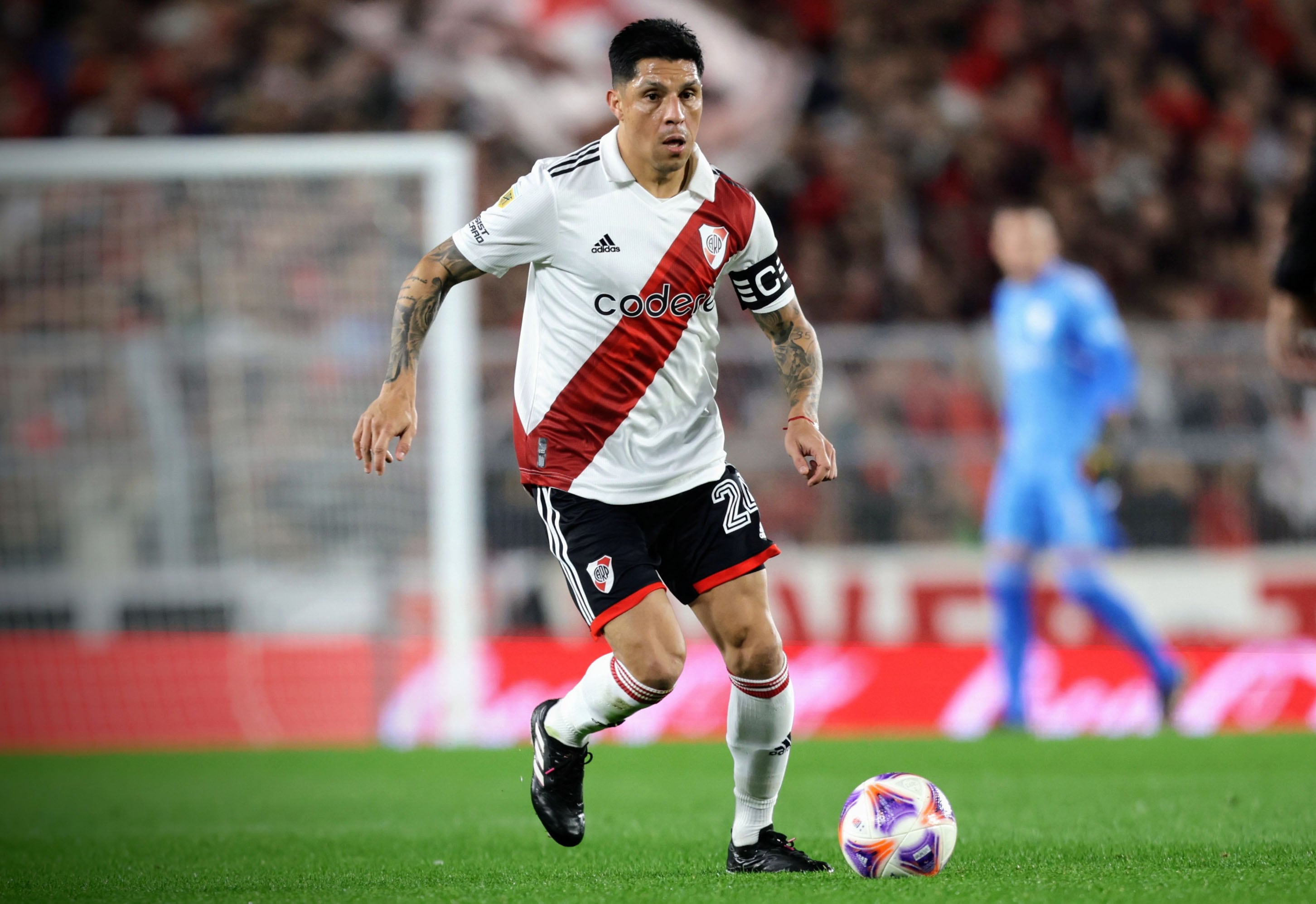 El mendocino Enzo Pérez, volante histórico de River. 