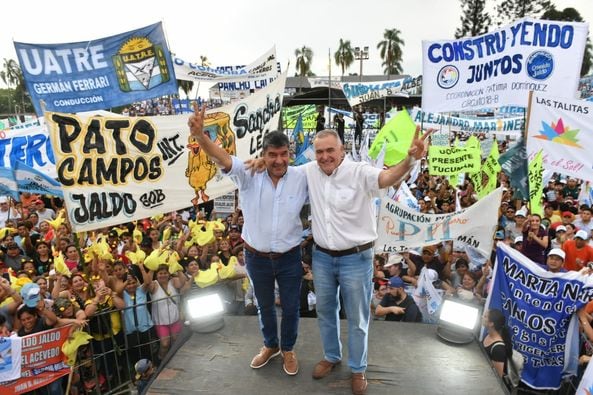 El 17 de octubre, los peronistas de Tucumán celebraron el Día de la Lealtad con una multitudinaria reunión.