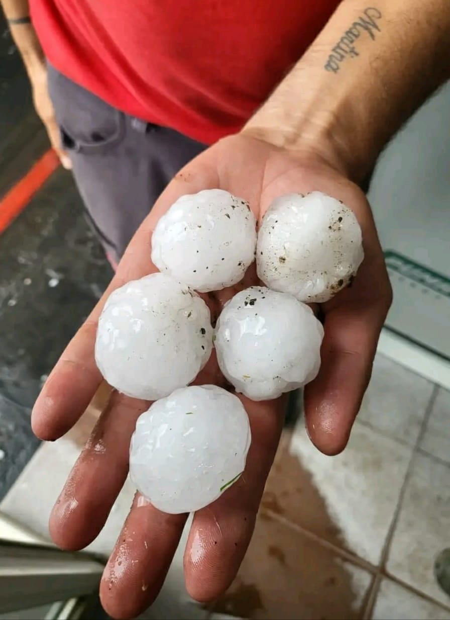 Ocurrió esta tarde, en el marco de un alerta metereológico para el sur de Córdoba.