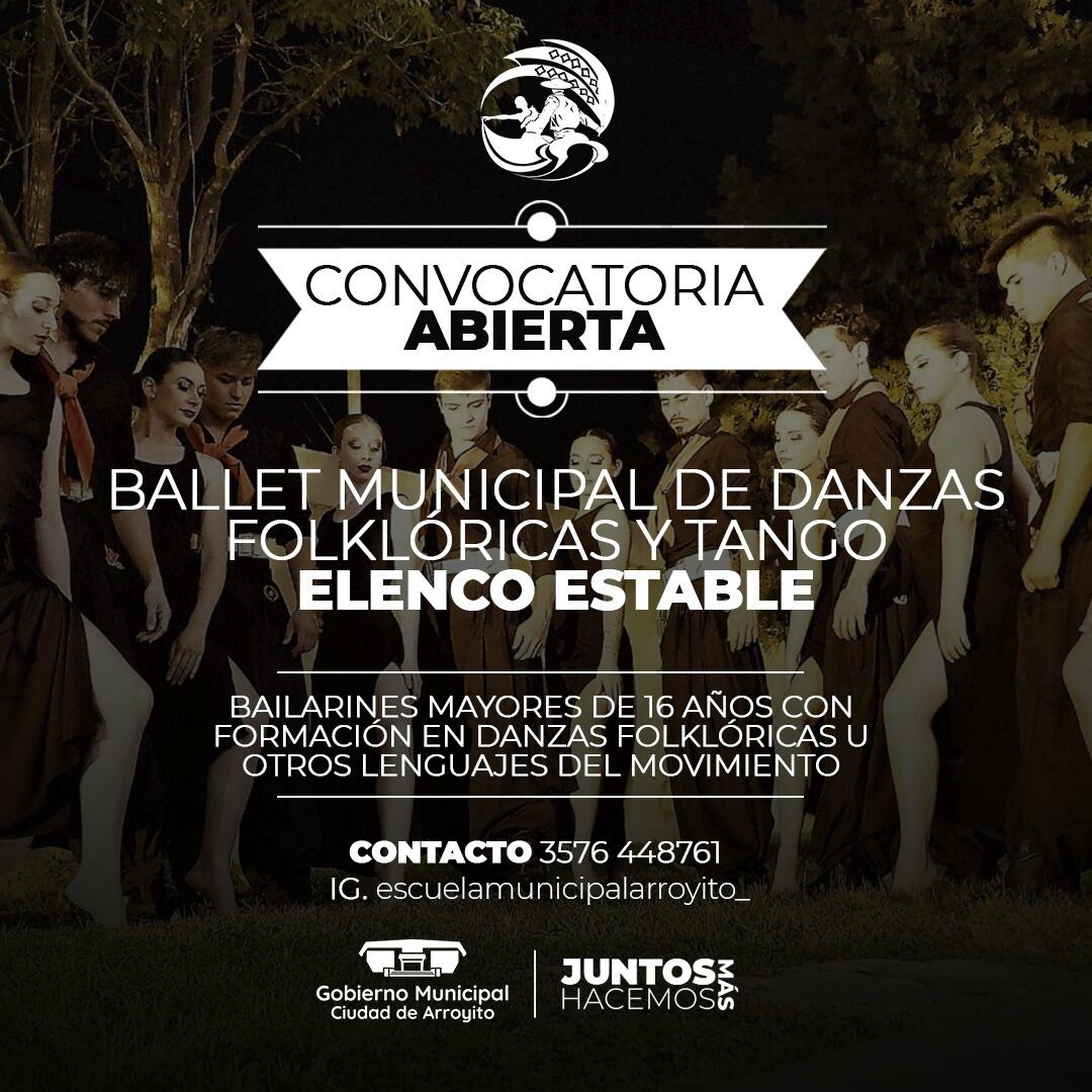 Convocatoria Danzas Arroyito