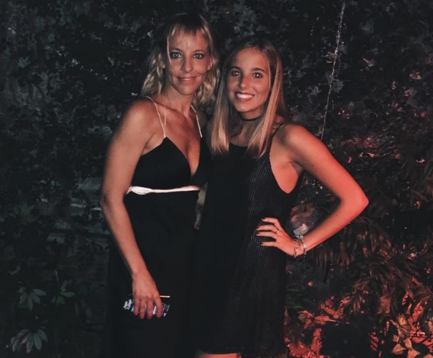 Jimena Monteverde y su hija Amparo