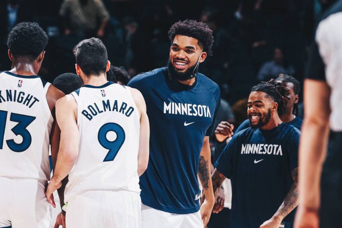 Leandro Bolmaro fue elogiado por una de las estrellas del equipo Minnesota Timberwolves