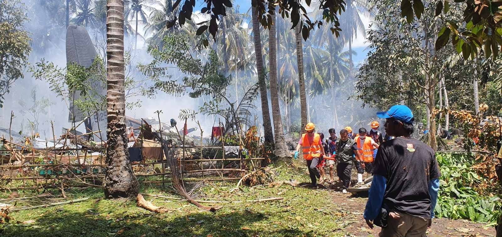 Se estrelló un avión militar en Filipinas