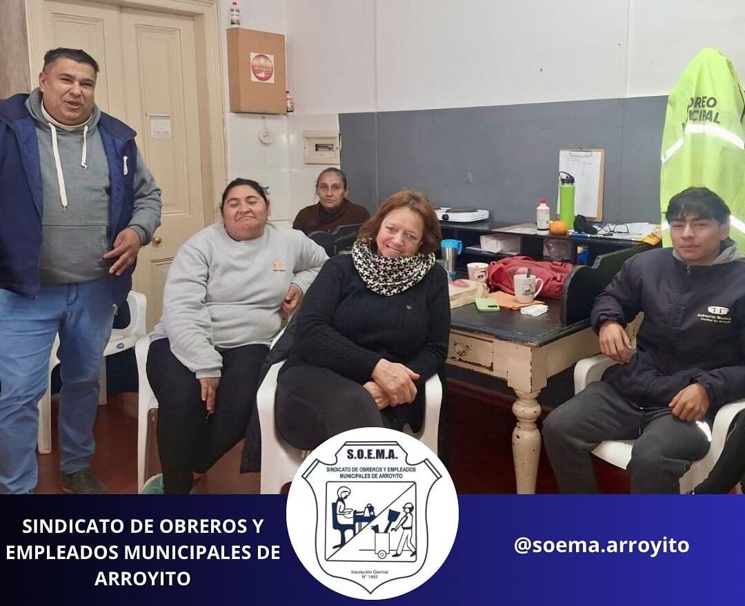 El Soema días atrás llevó a cabo asambleas en diferentes dependencias municipales Arroyito