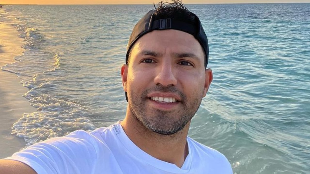 Sergio Kun Agüero viajó a Qatar / Instagram