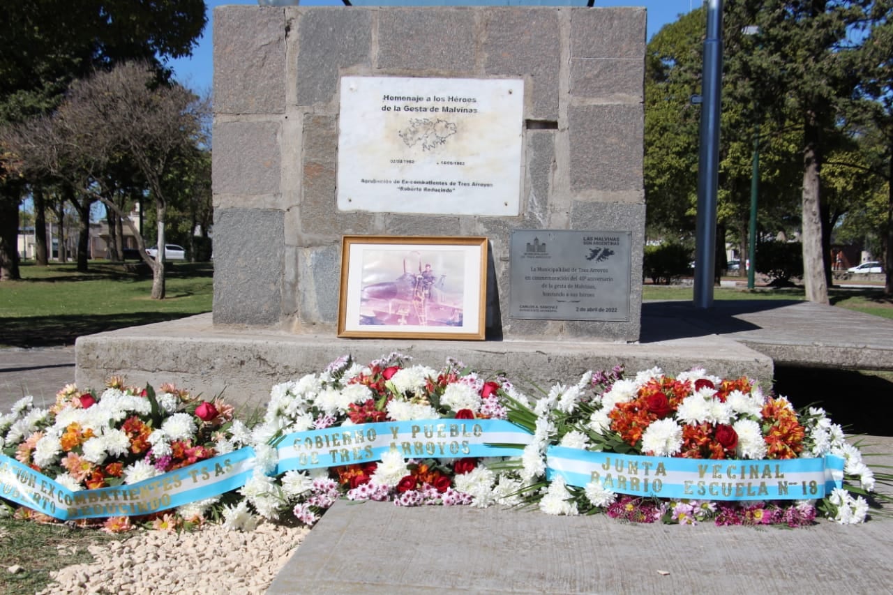 Acto Oficial por el 40º aniversario de la guerra de Malvinas, Tres Arroyos