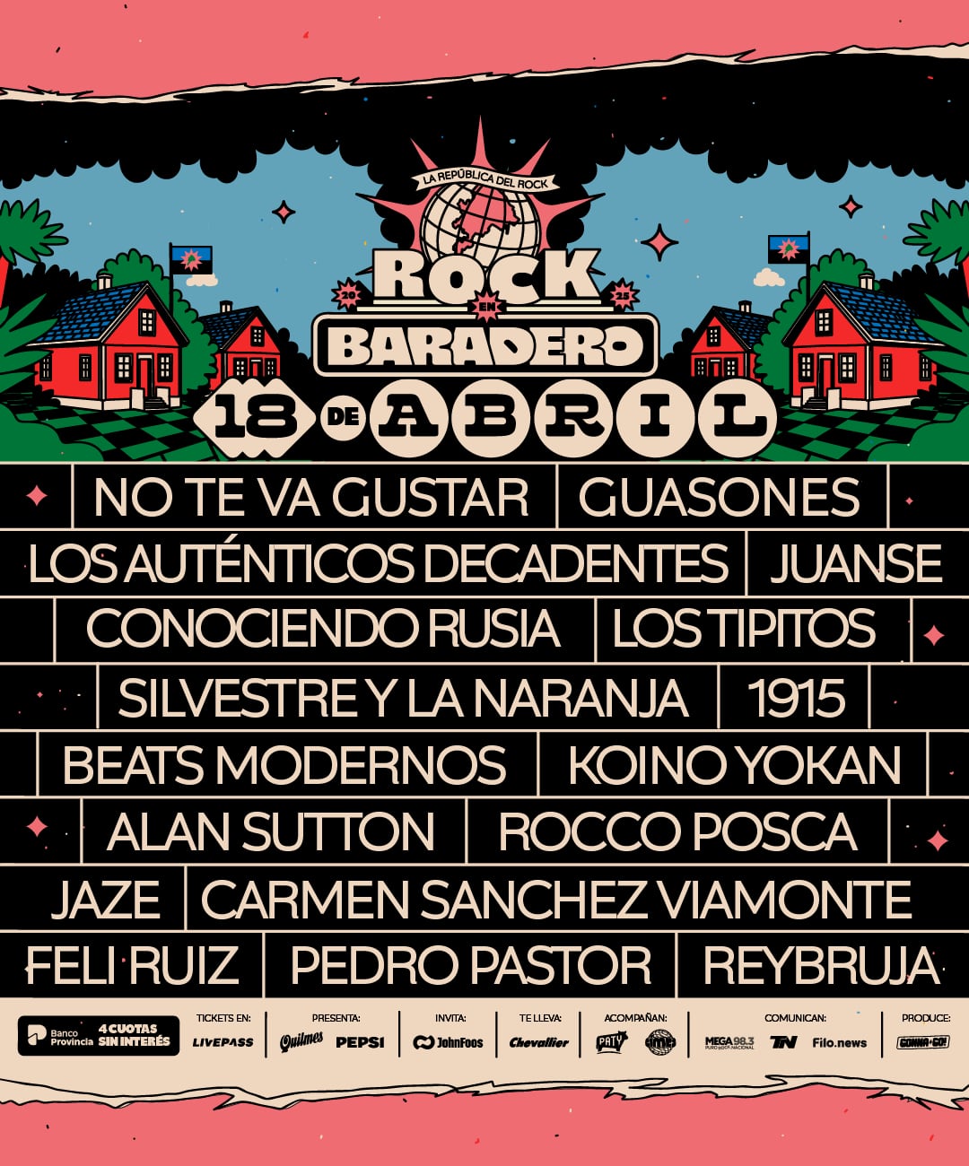 Rock en Baradero anunció su grilla del 2025: qué artistas se presenta cada día y precios de entradas