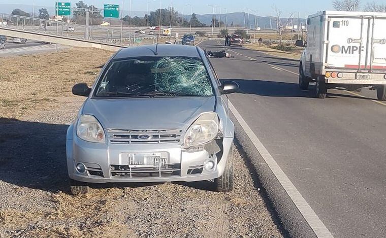 El auto del Policía.