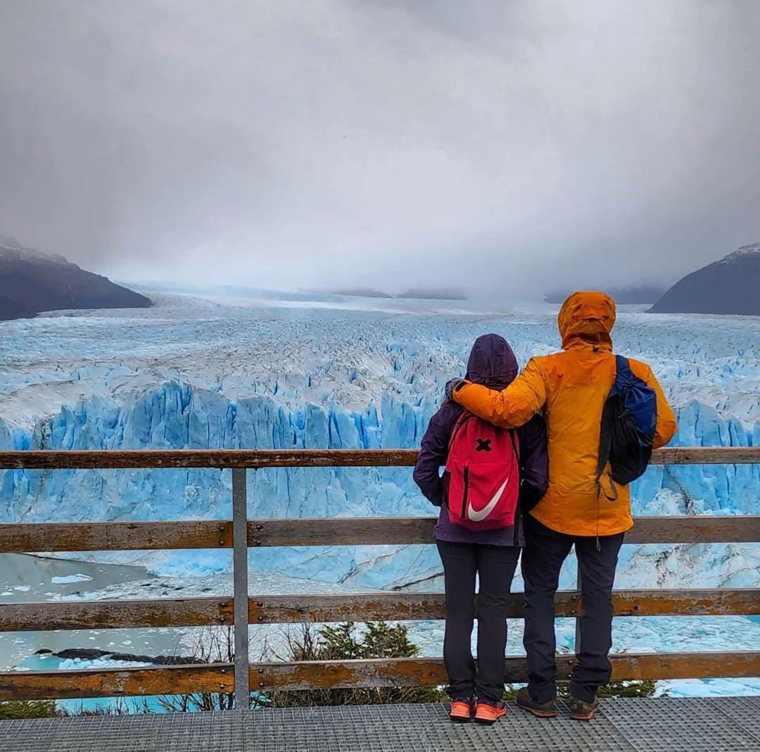 El viaje al Parque Nacional Los Glaciares, donde comenzó la historia de amor de Fiorella y Lorenzo.