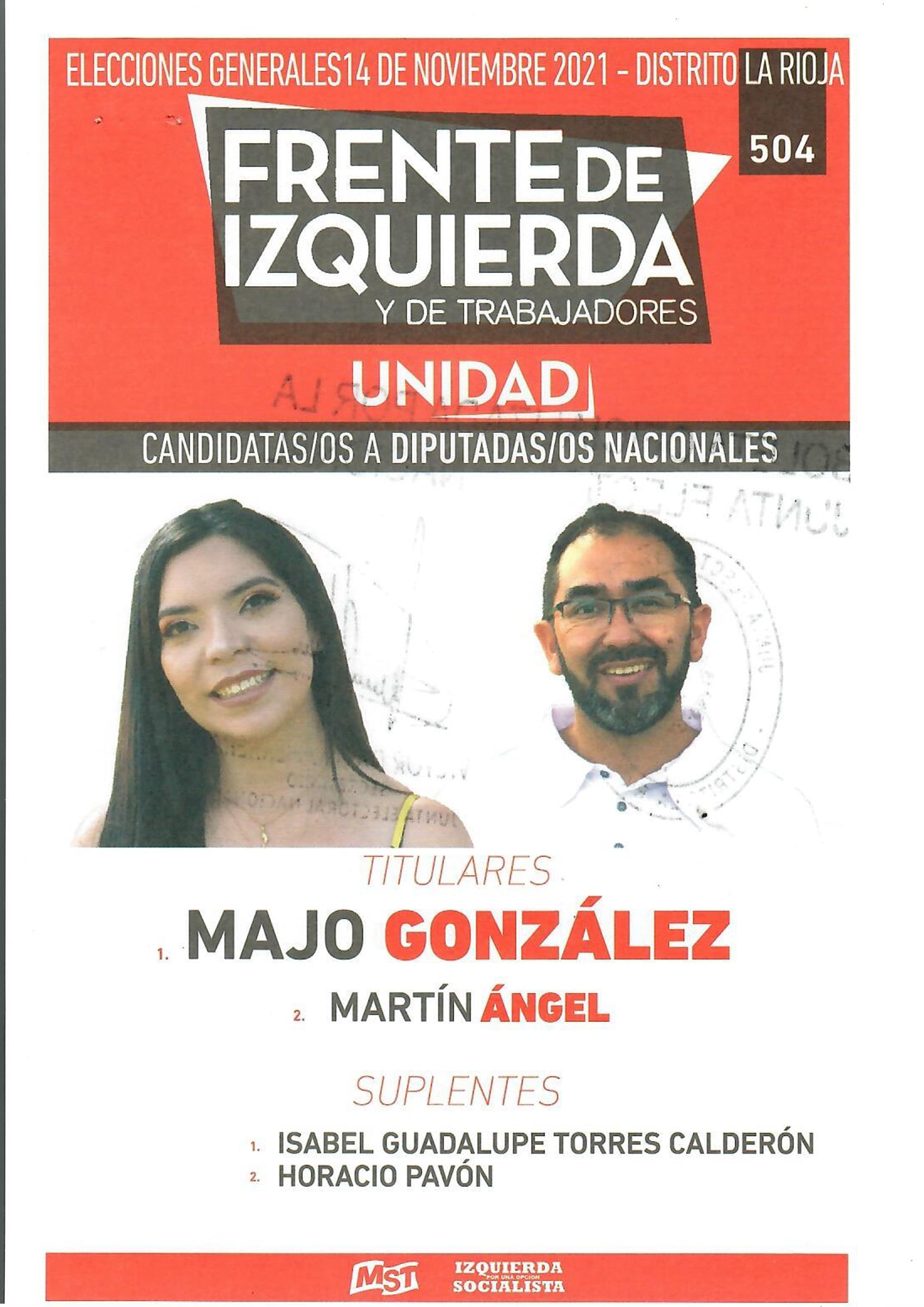 Estas son las boletas habilitadas para las elecciones generales en La Rioja.