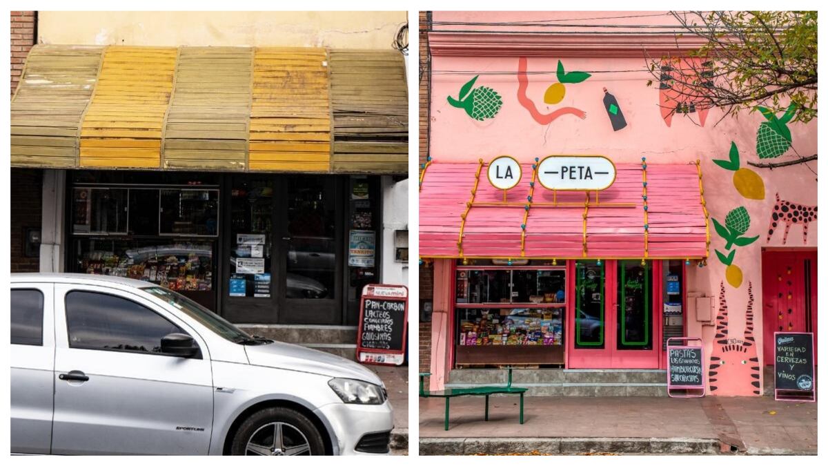 El antes y el después de La Peta (barrio Cofico).