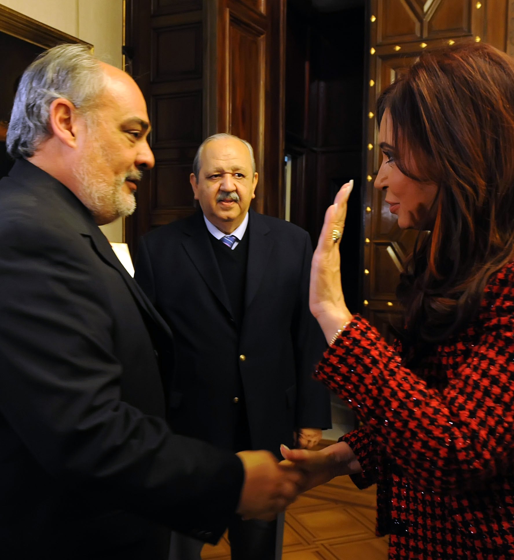 Brizuela del Molar junto a Cristina Fernández (FOTO: PRESIDENCIA)