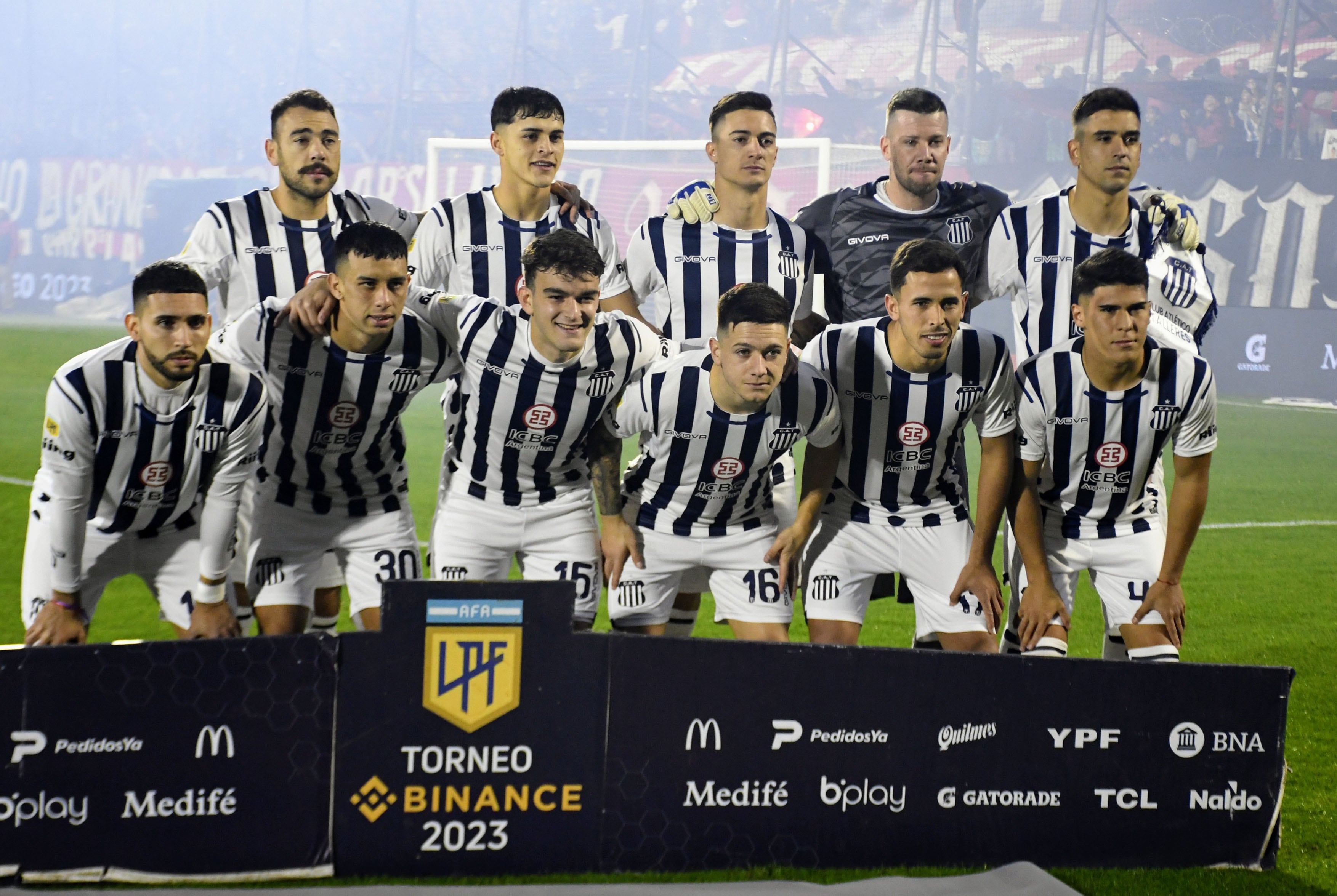 La formación de Talleres ante Newell's en la última fecha del campeonato. (Fotobaires).