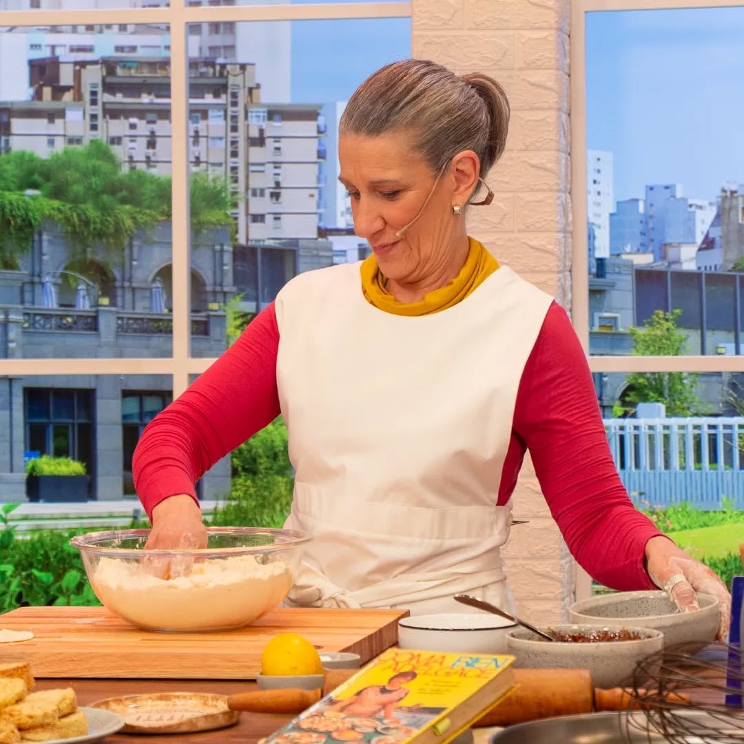 Marcela Massut, la nieta de Doña Petrona, heredó los habilidades en la cocina.