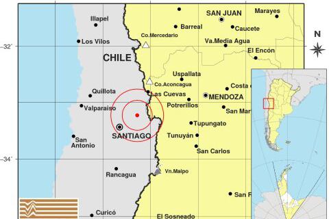 Un fuerte temblor en Chile se sintió en Mendoza