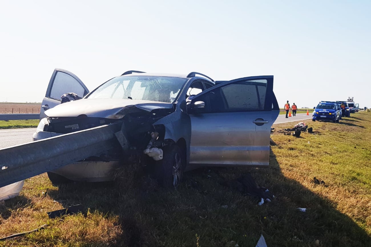 Tragedia en la autopista Rosario-Córdoba. Murió un hincha de Talleres. 