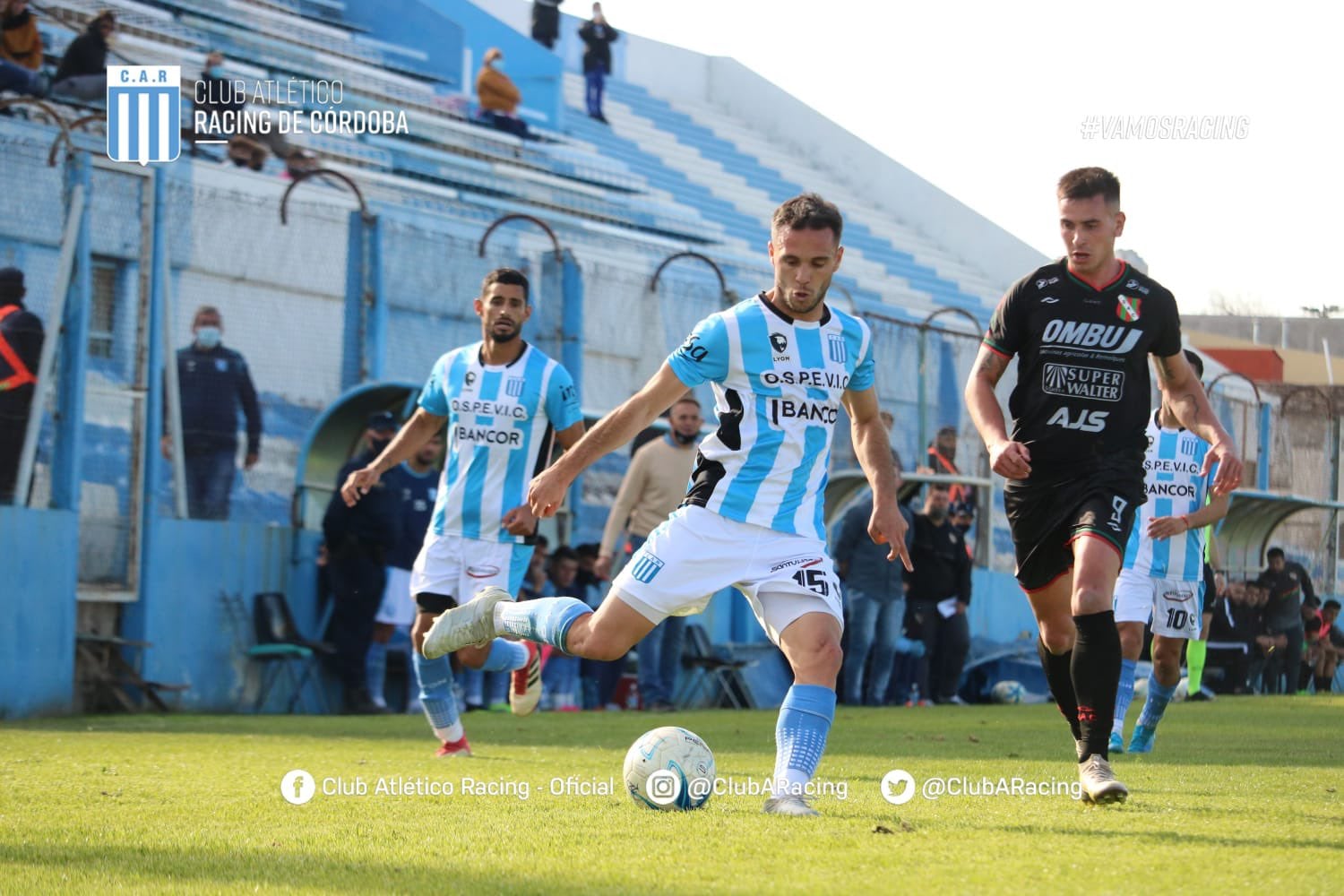 Racing buscó y fue mucho más que Sportivo Las Parejas, pero empataron sin goles en Nueva Italia. (Foto: @ClubARacing)