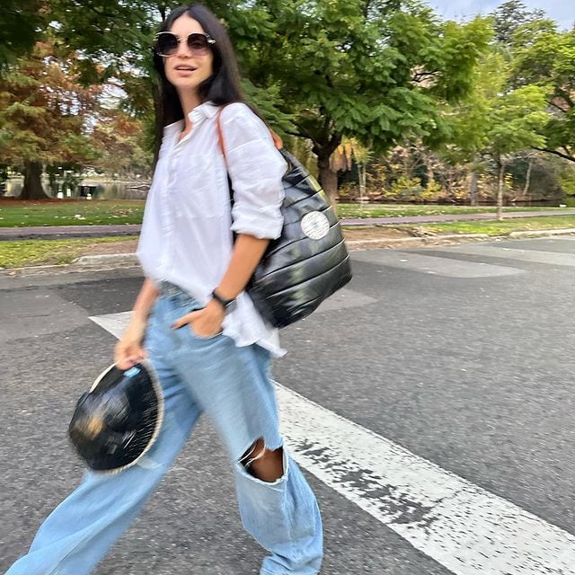 El look casual de Zaira Nara