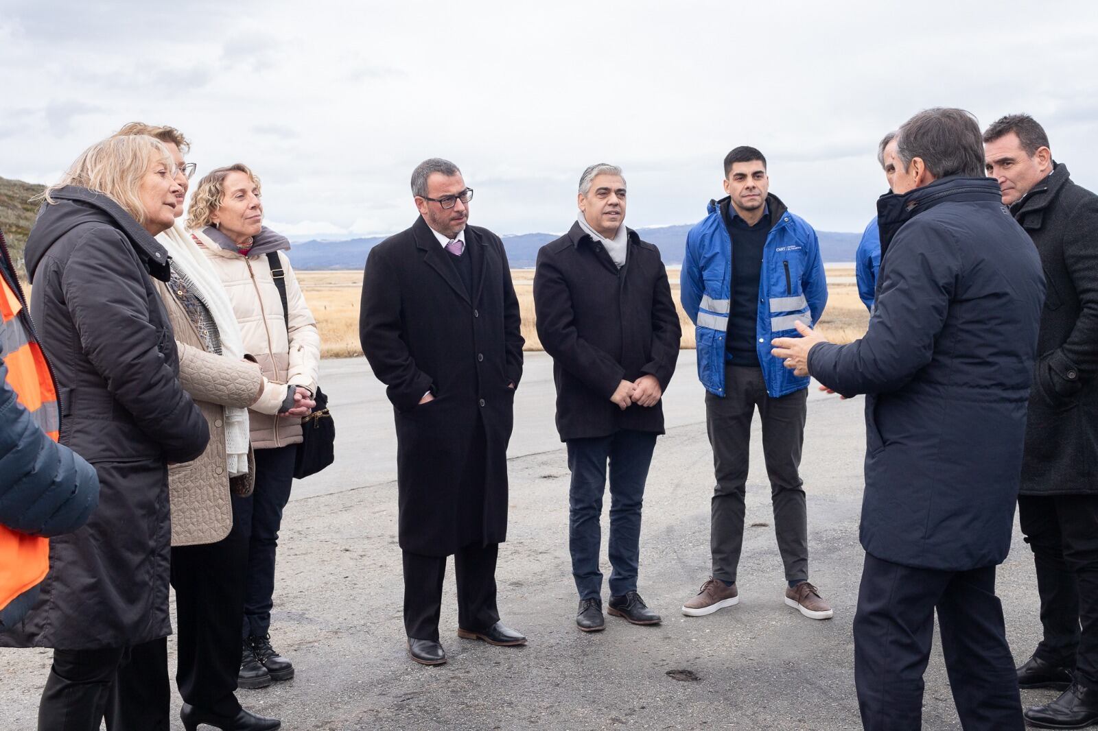 El Ministerio de Transporte visitó el operativo de invierno 2023 de Ushuaia