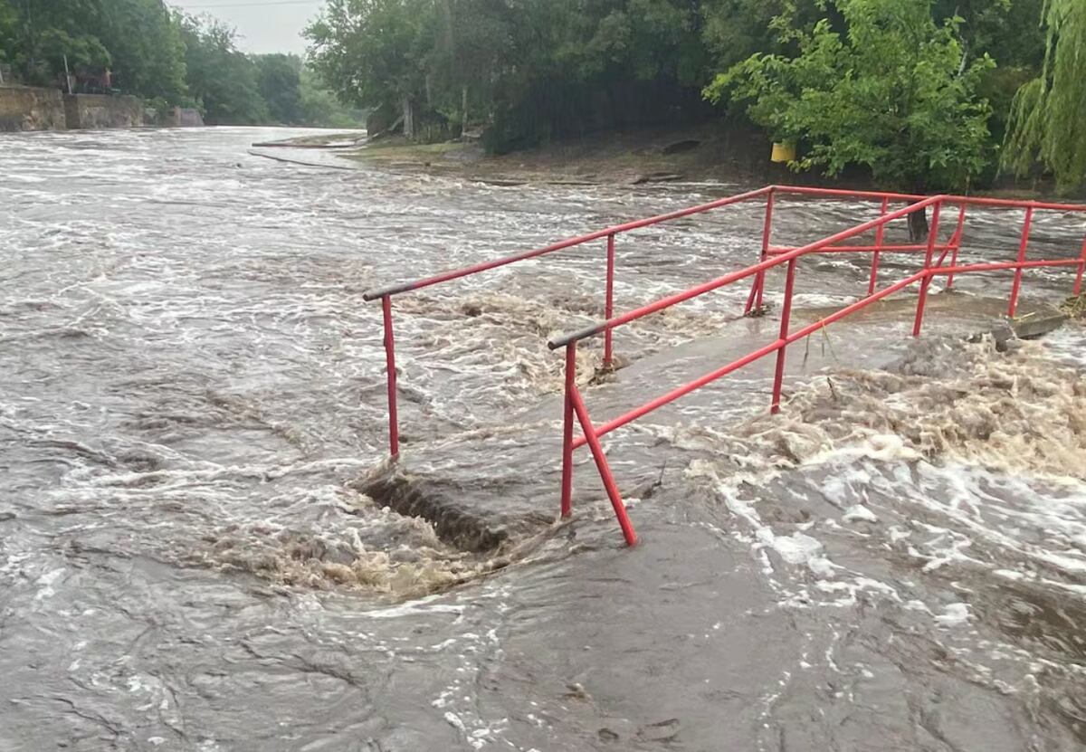 Impactante crecida: los videos tras el temporal en las Sierras de Córdoba