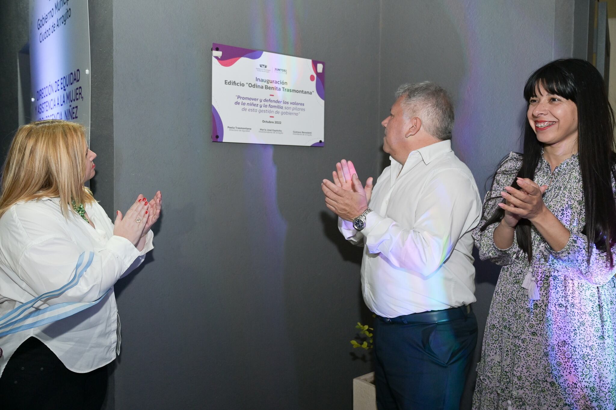 Se inauguró el Edificio “Odina Benita Trasmontana” en Arroyito