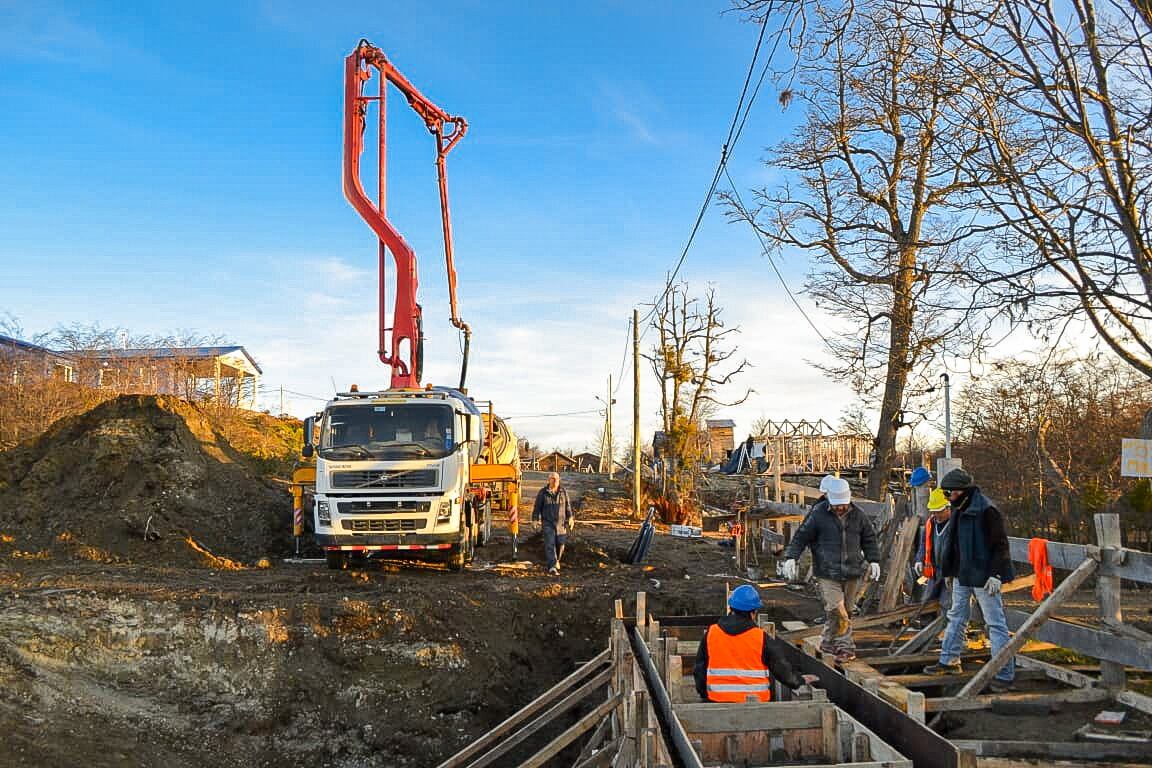 Tolhuin: avanza la construcción de nuevas estaciones elevadoras para el sistema cloacal