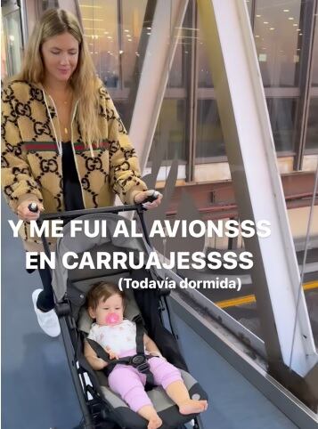 El modelo teddy de Stephie para viajar cómoda en el avión.