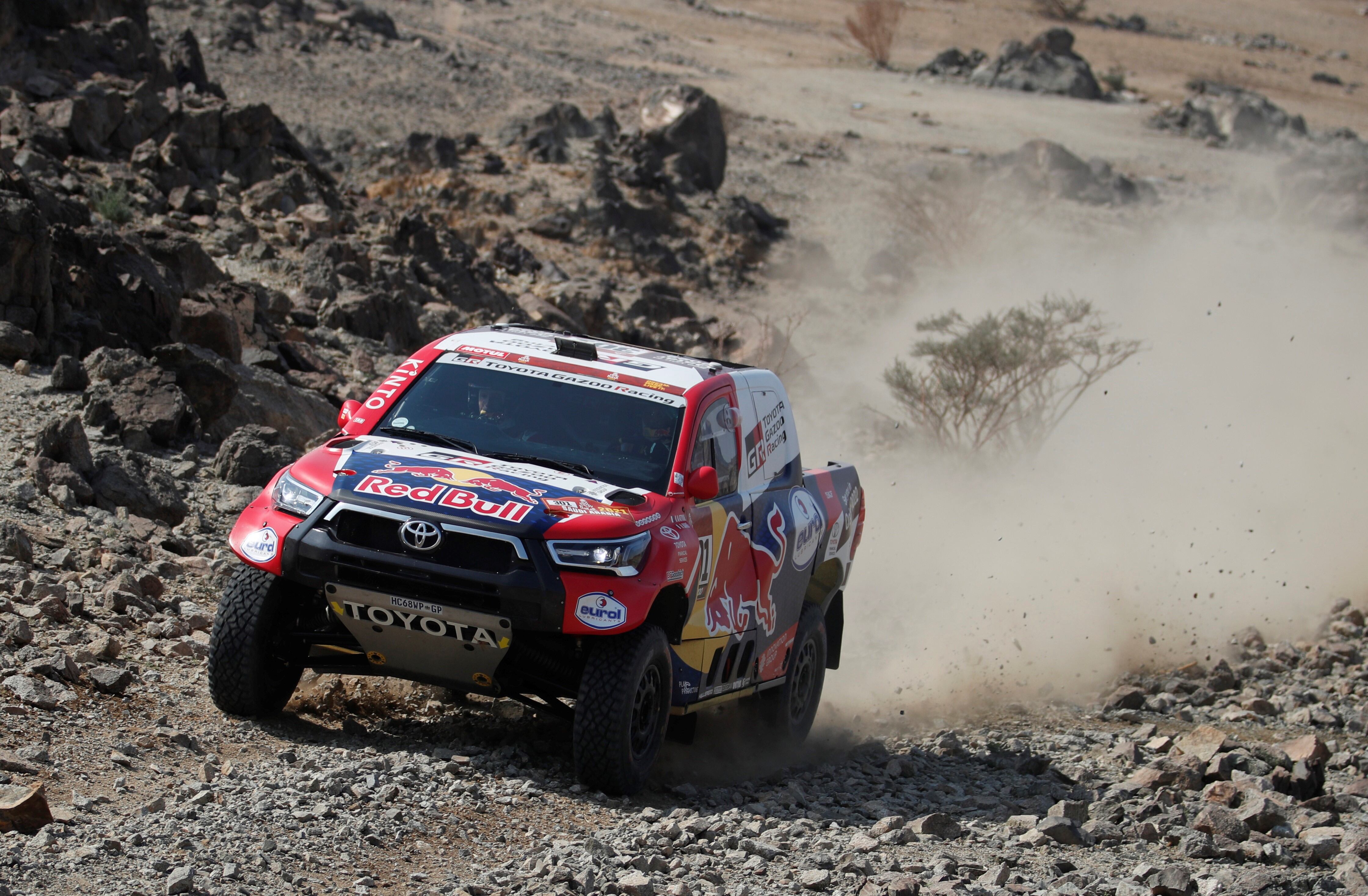 Nasser Al-Attiyah ganó el prólogo con su Toyota Hilux.