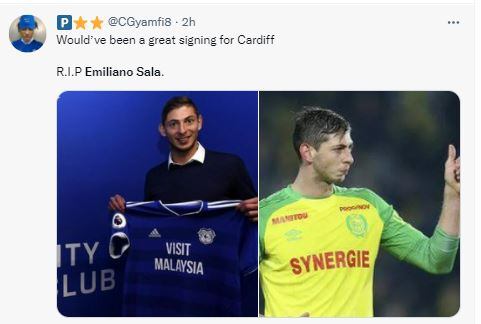 En las redes sociales se recordó a Emiliano Sala, a tres años de su muerte.