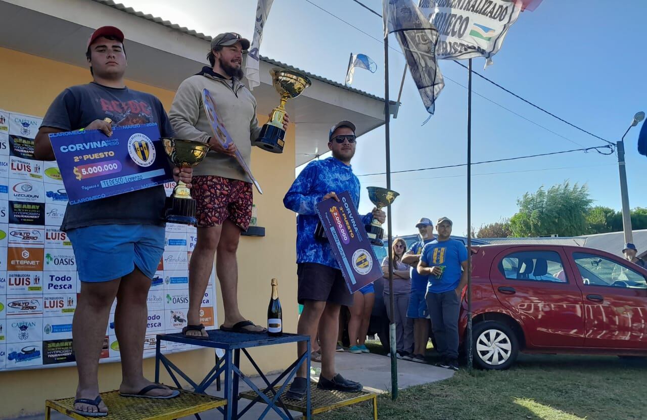 Mateo Cerri de De la Garma fue el ganador de las 6 horas a la corvina del Club Recreativo Echegoyen