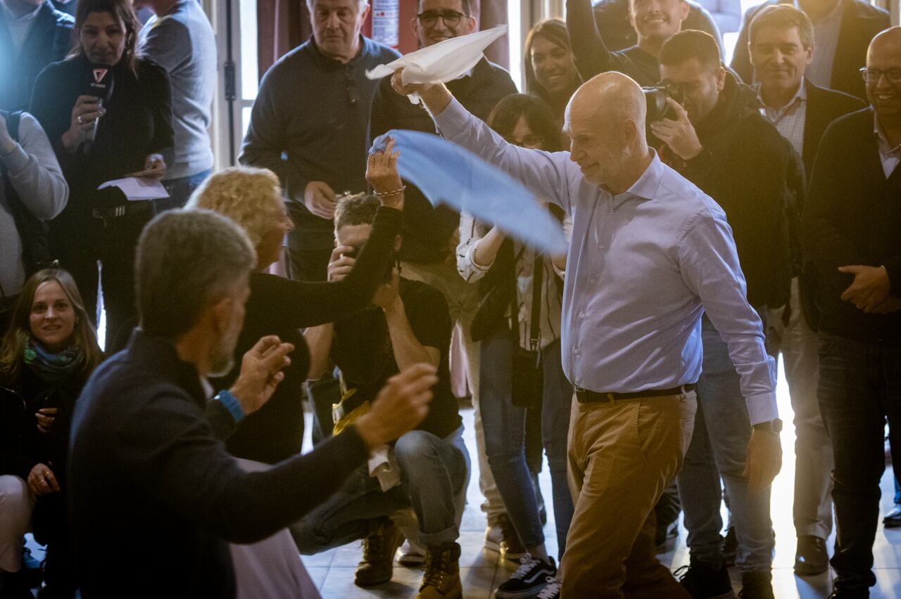 Rodríguez Larreta en Mendoza. Foto: Ignacio Blanco / Los Andes