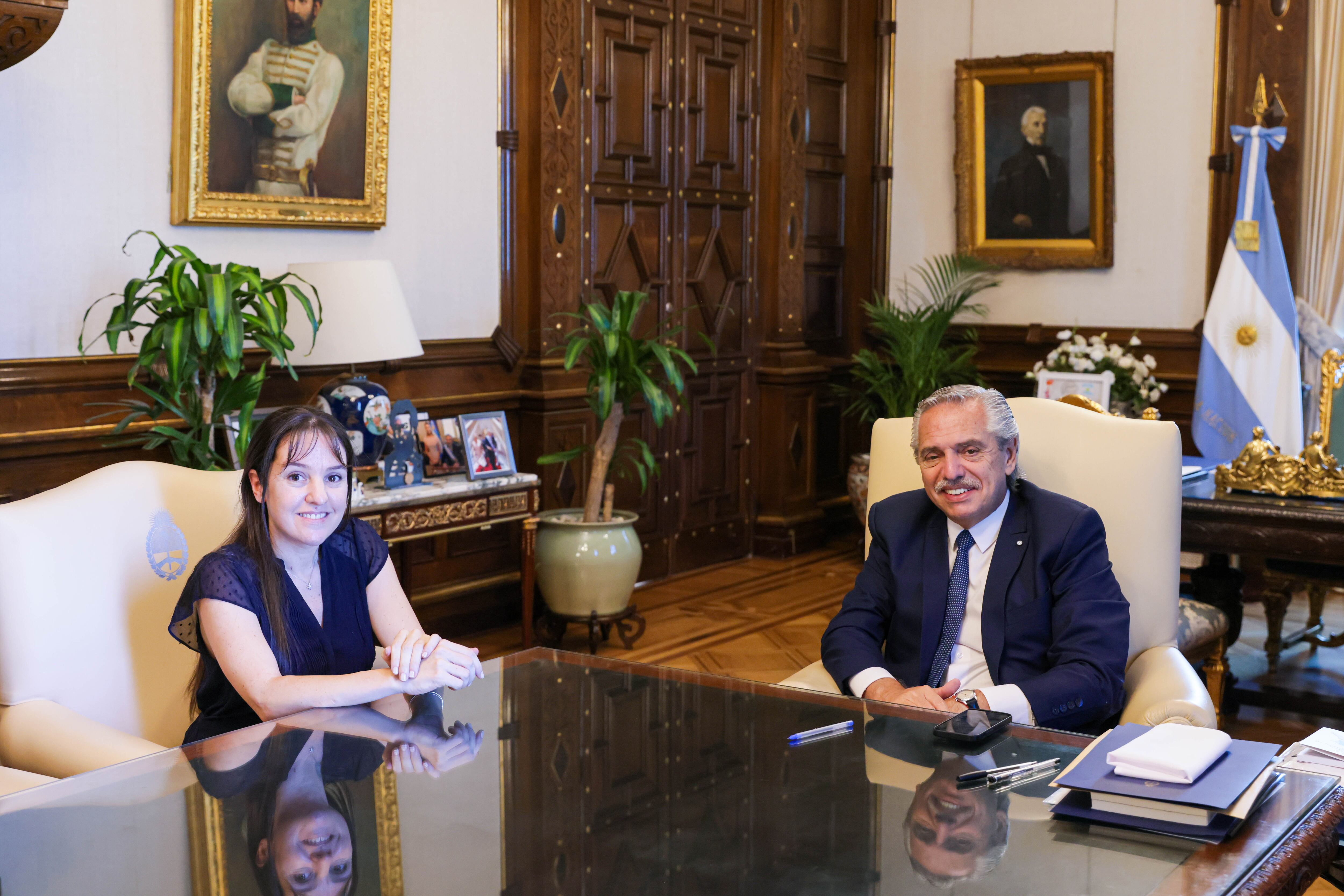 Ana Clara Alberdi y Alberto Fernández