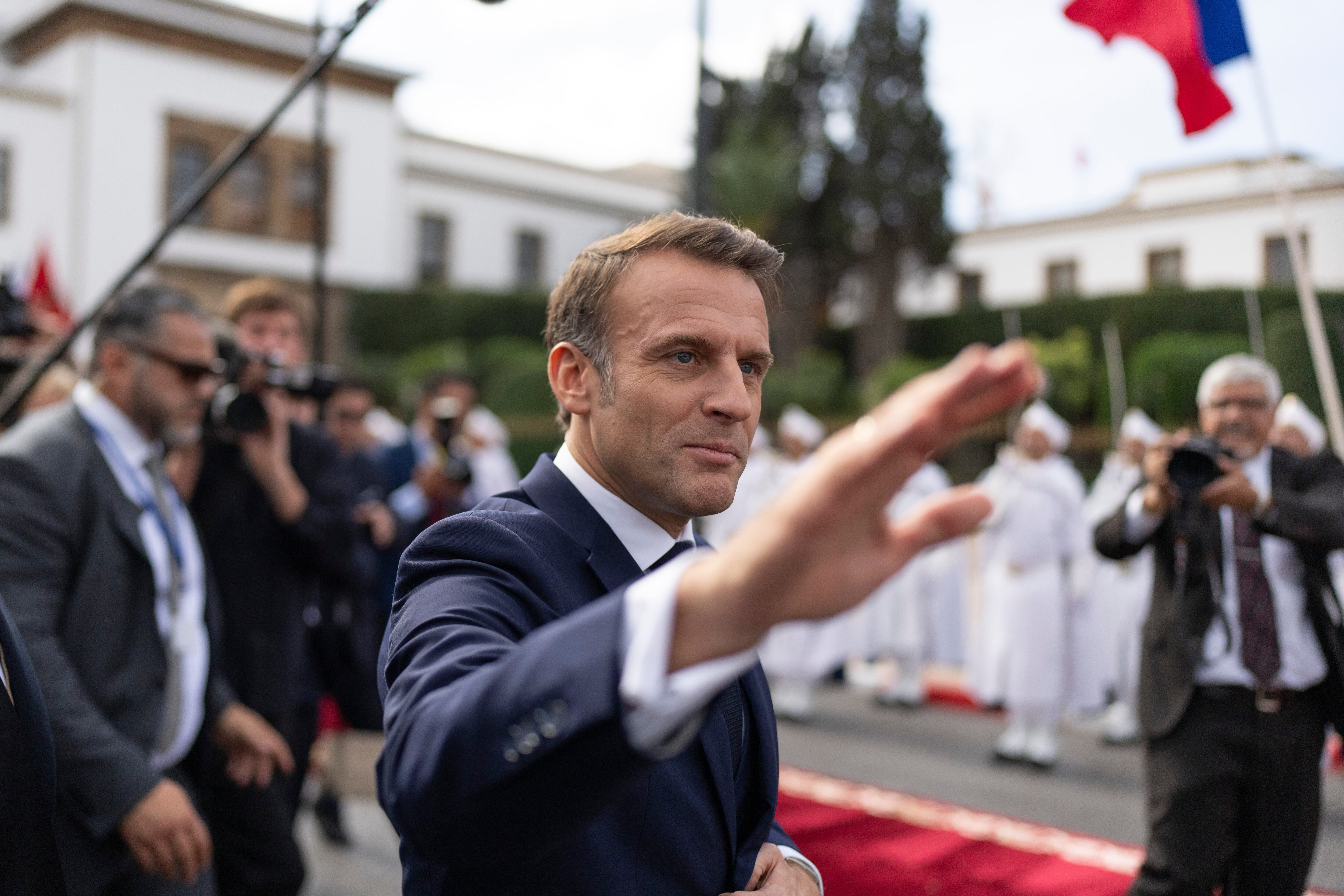 Javier Milei se reúne con Emmanuel Macron en la Casa Rosada
