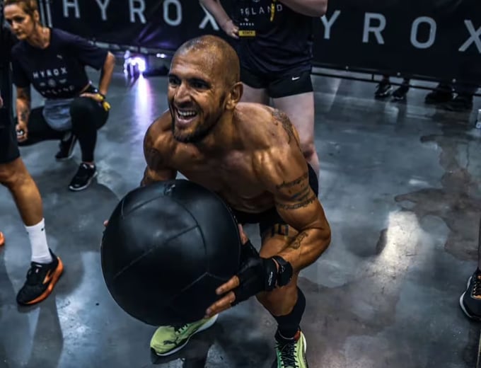 Lucas Aveldaño en una competencia de Crossfit en Gdansk, Polonia. Foto: Lucas Aveldaño en Instagram.