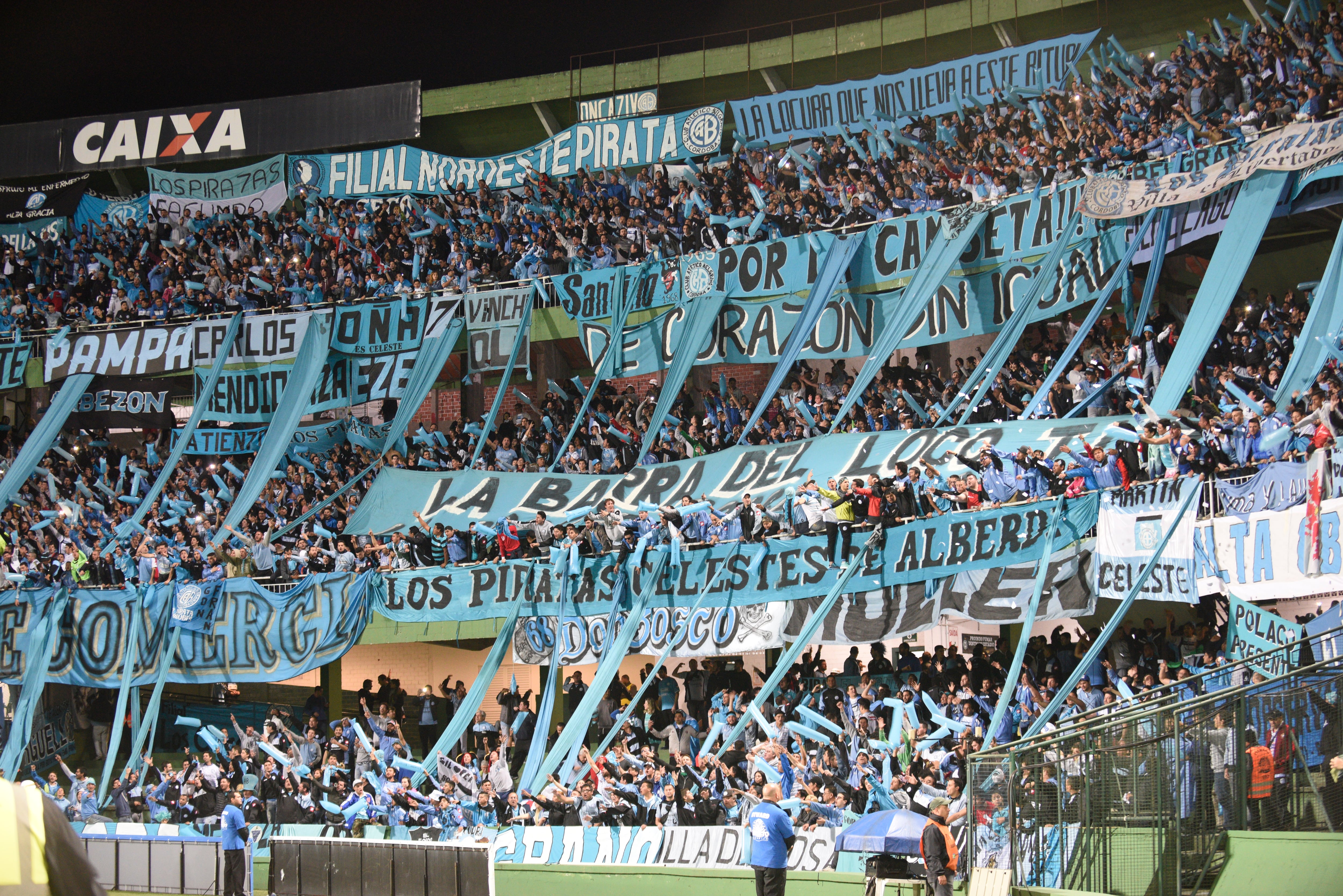 En 2016 fue la última participación de Belgrano en la Copa Sudamericana e invadió Brasil ante Coritiba. (La Voz / Archivo)