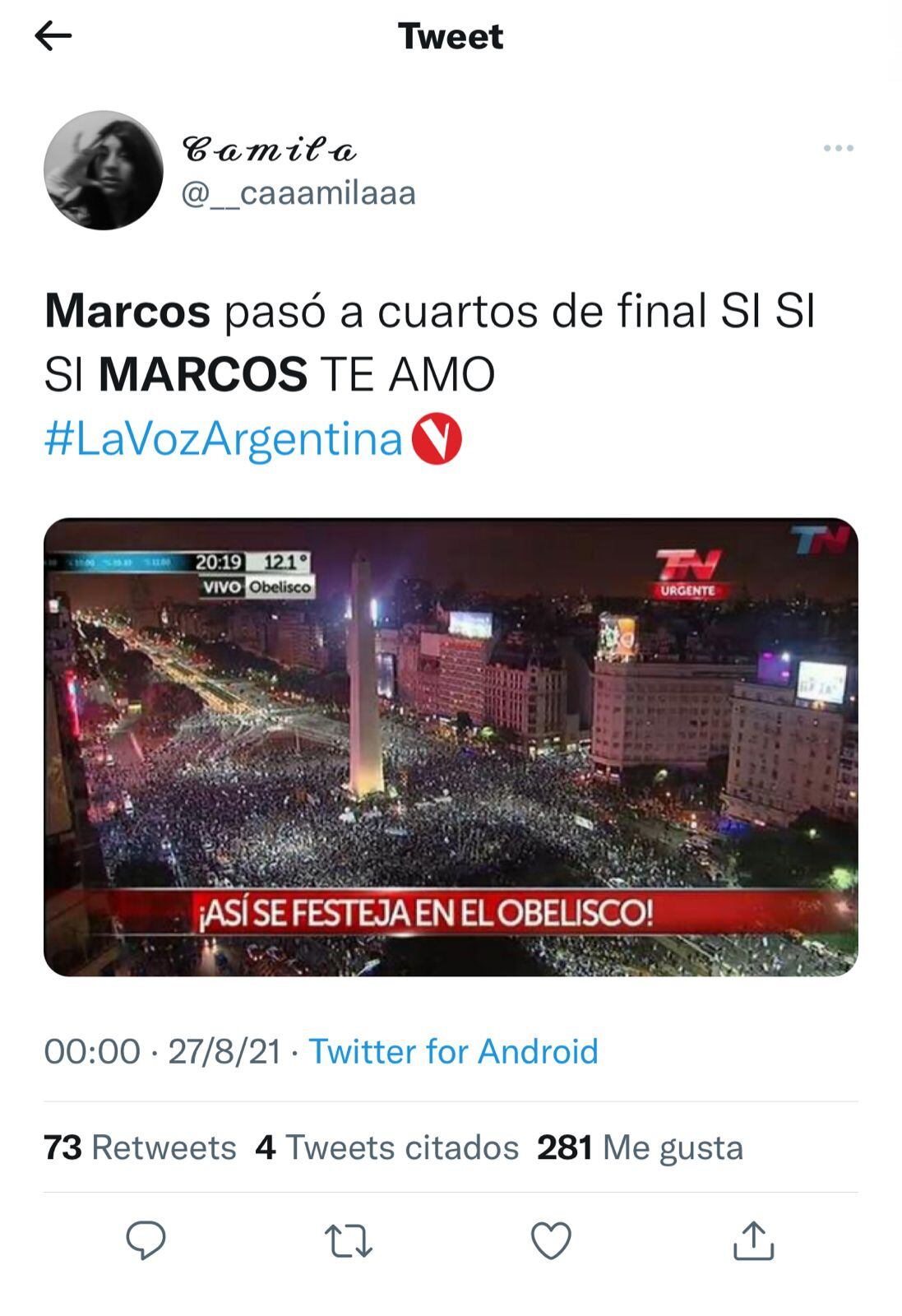 Los memes en Twitter por la presentación de Marcos Olaguibet en La Voz Argentina.