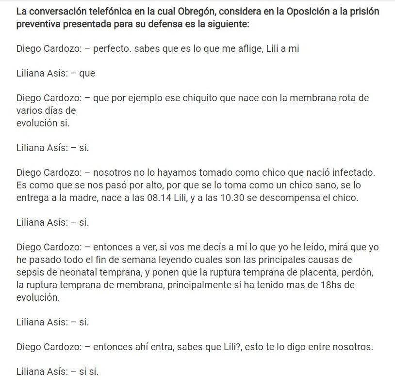 La conversación que complica la situación del exministro de Salud, Diego Cardozo.