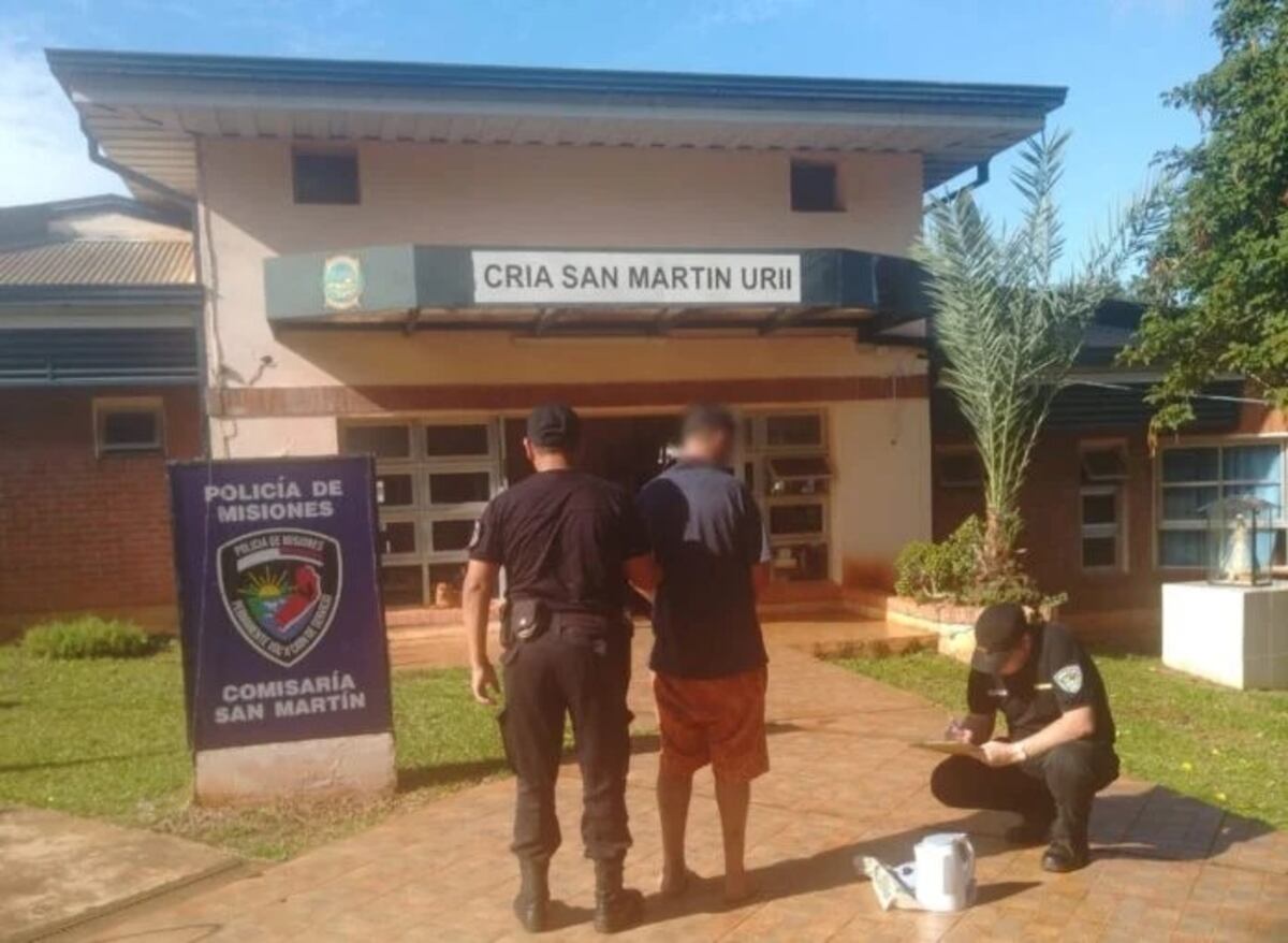 Detienen a un hombre acusado de entrar a robar a una escuela en San Martín