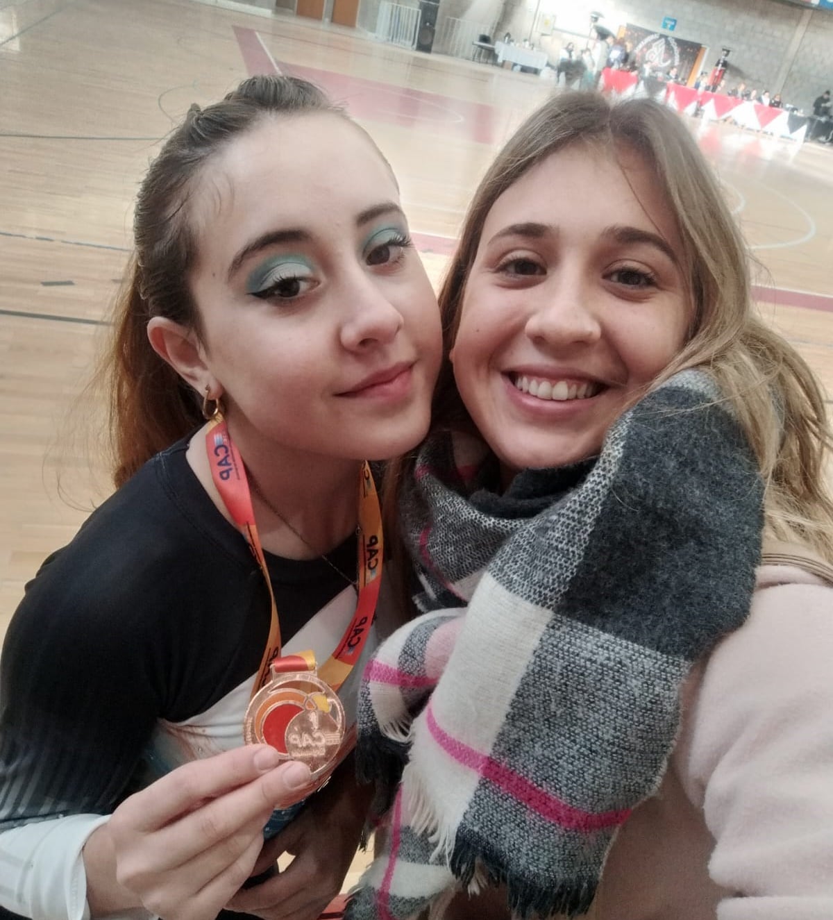 patinadoras del Club Colegiales en el Torneo Regional de Copas de Patín Artístico