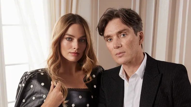 Margot Robbie y Cillian Murphy