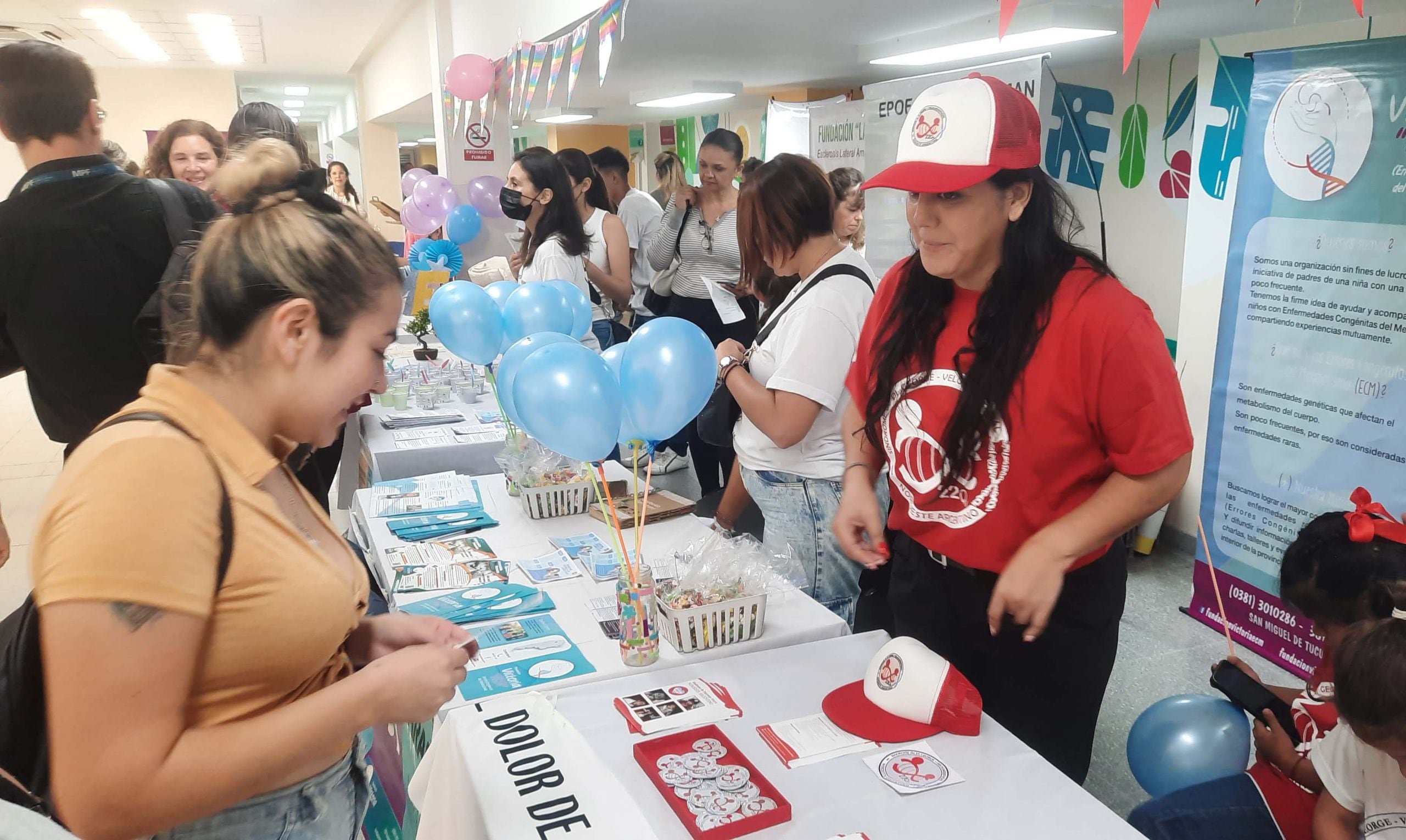 El evento contó con diferentes stands.