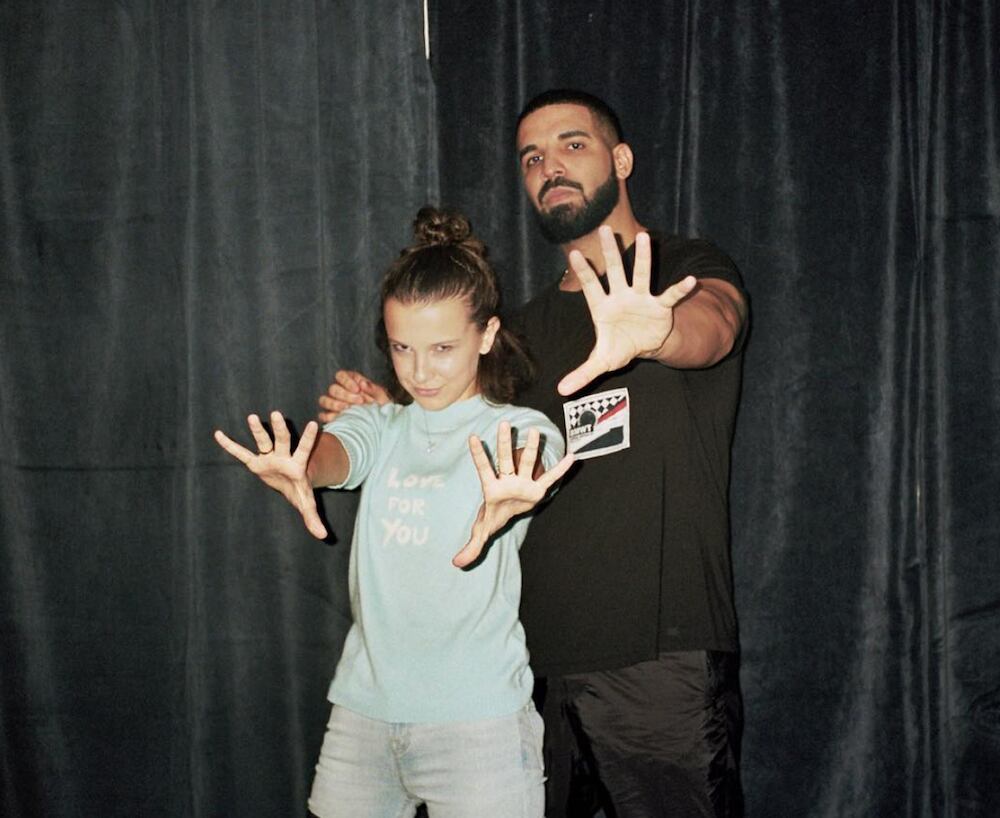 Drake y Millie Bobby Brown