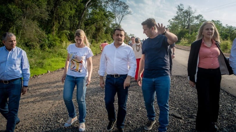 Avanzan en las obras de acceso al municipio de Almafuerte.