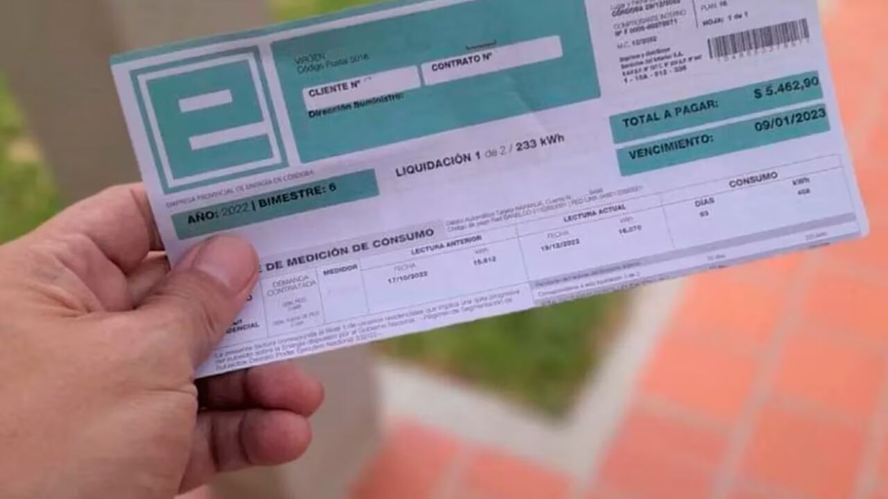 Estarán incluidos todos los usuarios residenciales de Epec y de las cooperativas eléctricas. Gentileza: TN.