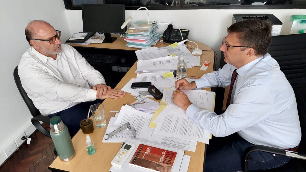 Juzgado Federal de Rafaela vacante: Lisandro Mársico se reunió con Miguel Piedecasas