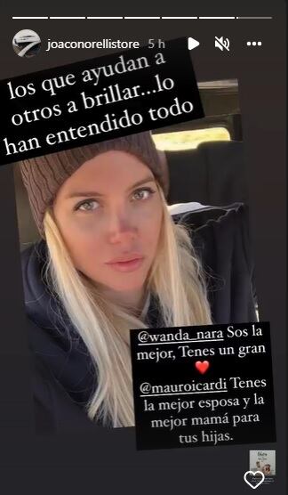 La respuesta de Joaco Norelli al ver las historias de Wanda Nara