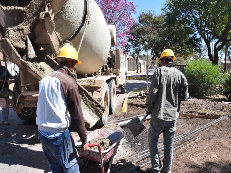 Obras en el ferrocarril Mitre