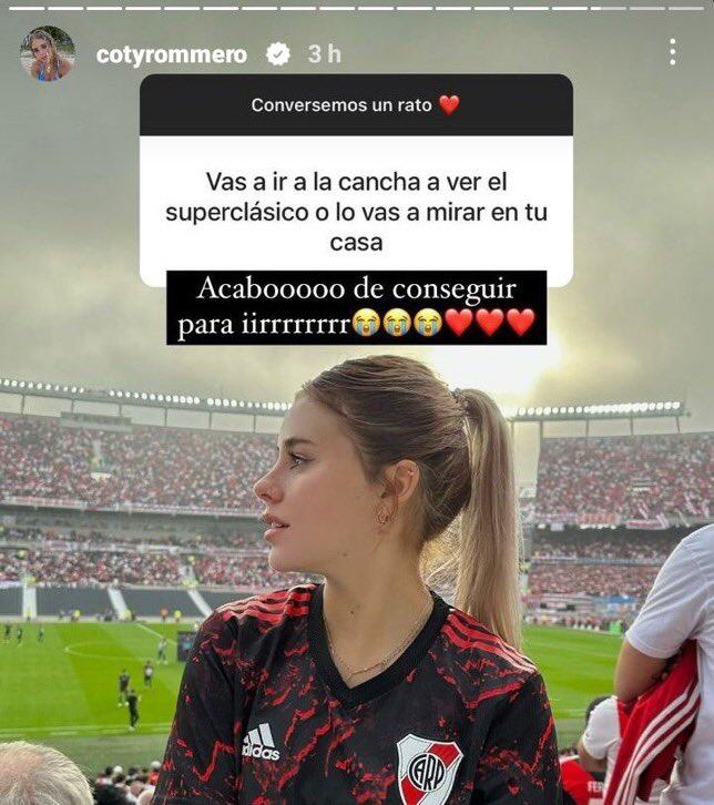 Coti Romero y la foto que desató la polémica en X.