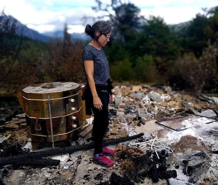 Incendios en la Patagonia.